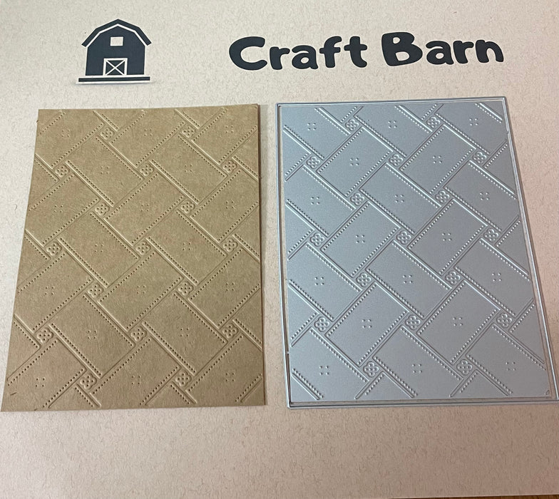 CraftBarn Embossing plate Domino