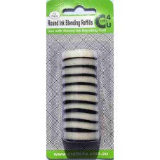 Crafts4U Round Ink Blending Foam Refills 10 Pack 10052