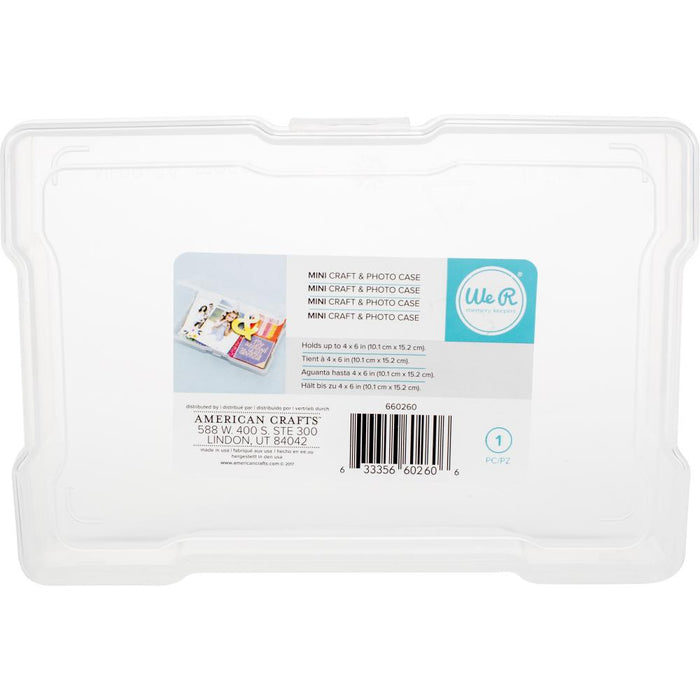 We R Craft & Photo Translucent Plastic Storage 4"X6" Case